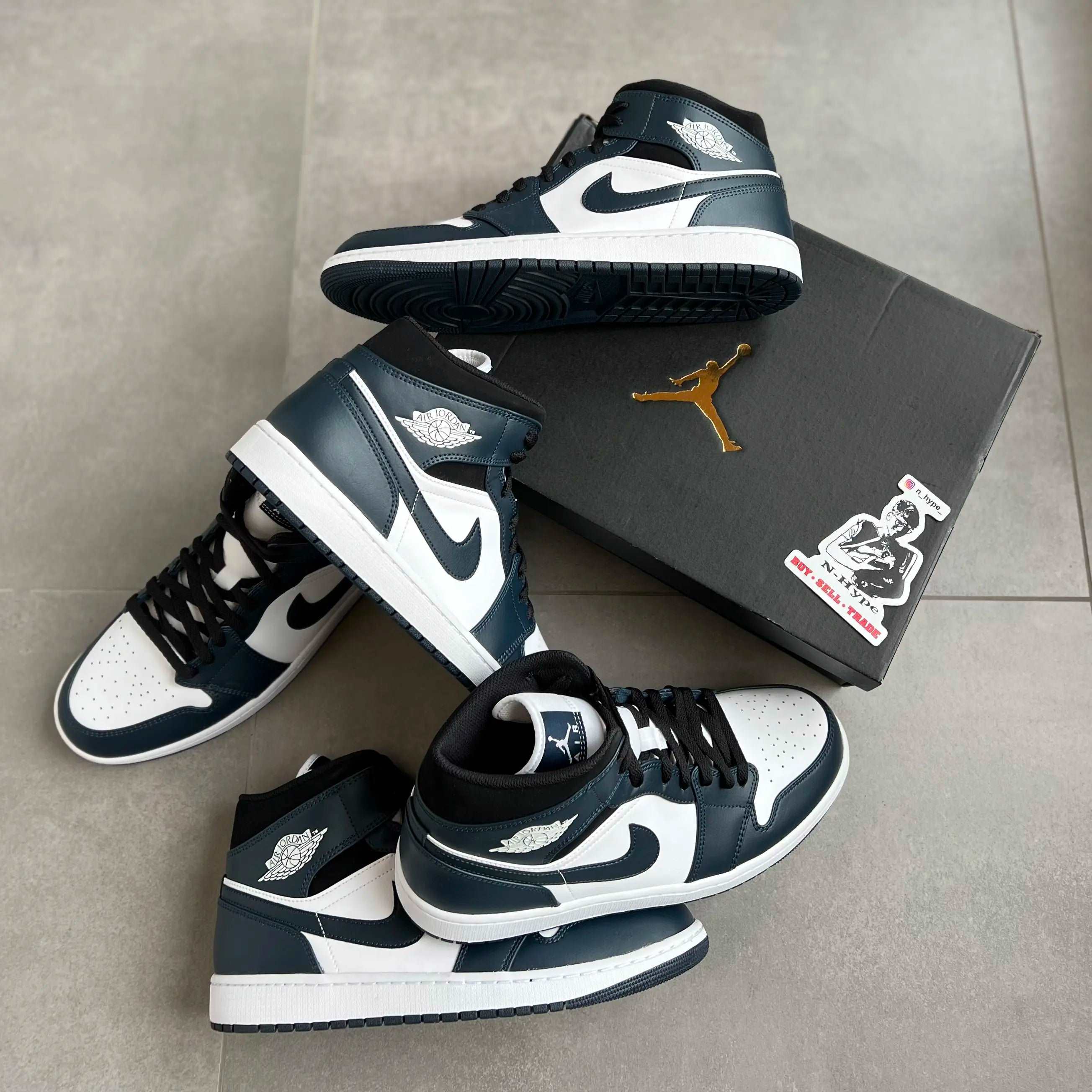 Jordan 1 Mid Armory Navy - Image 5