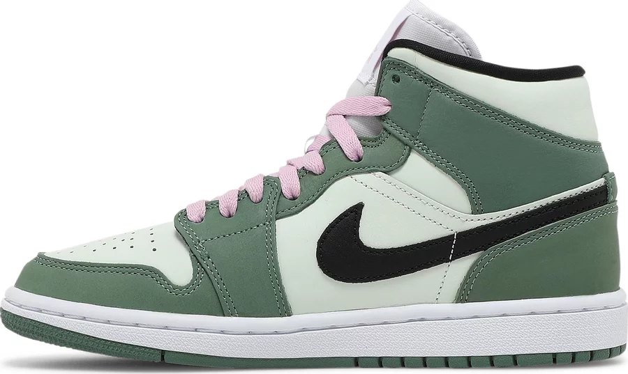 Jordan 1 Mid Dutch Green (Women's) - Image 2