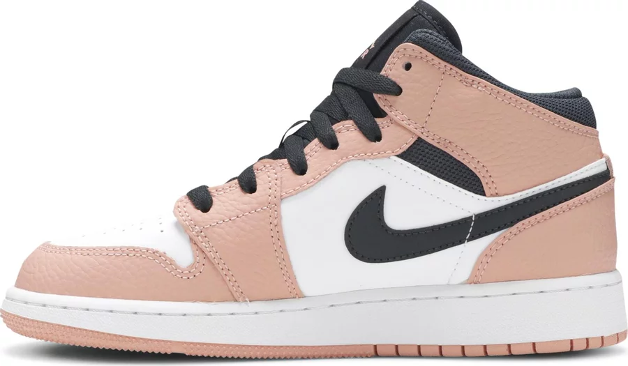 Jordan 1 Mid Pink Quartz (GS) - Image 2