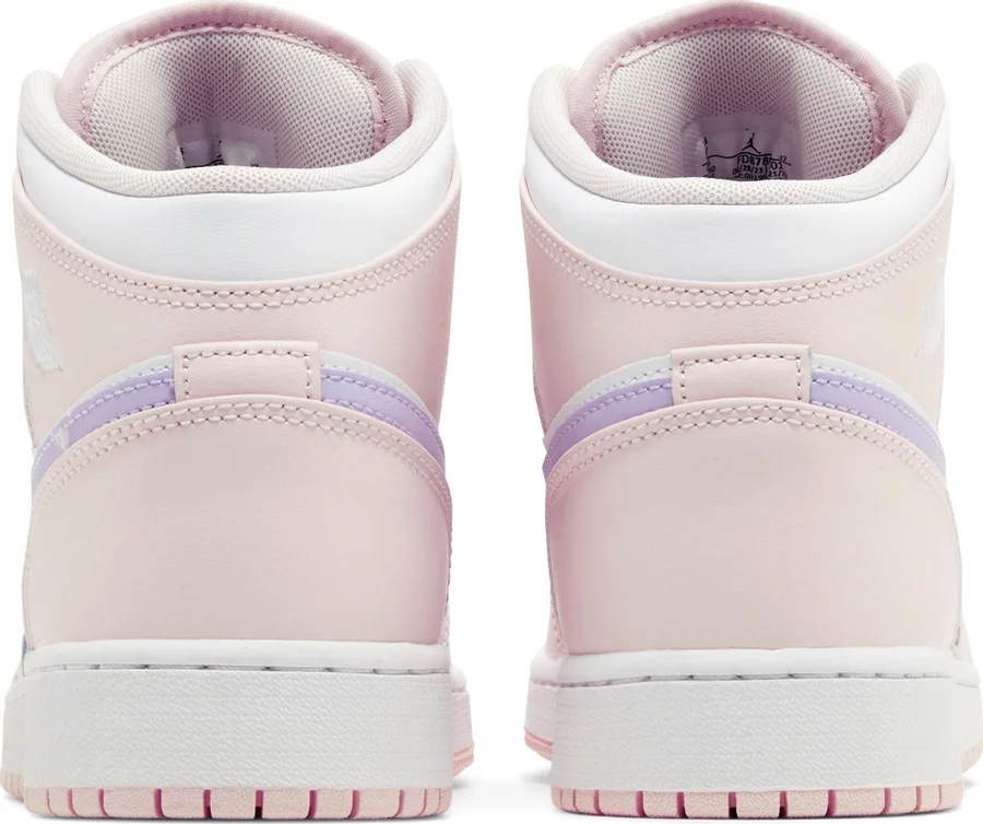 Jordan 1 Mid Pink Wash (GS) - Image 3