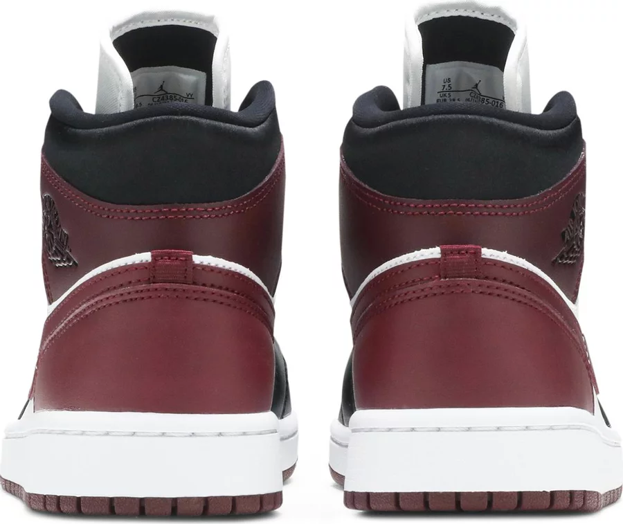 Jordan 1 Mid SE Black Dark Beetroot (Women's) - Image 3