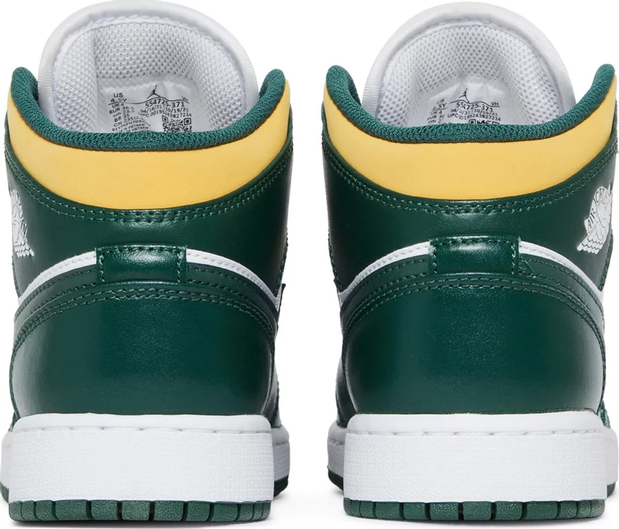 Jordan 1 Mid Sonics (2021) (GS) - Image 3