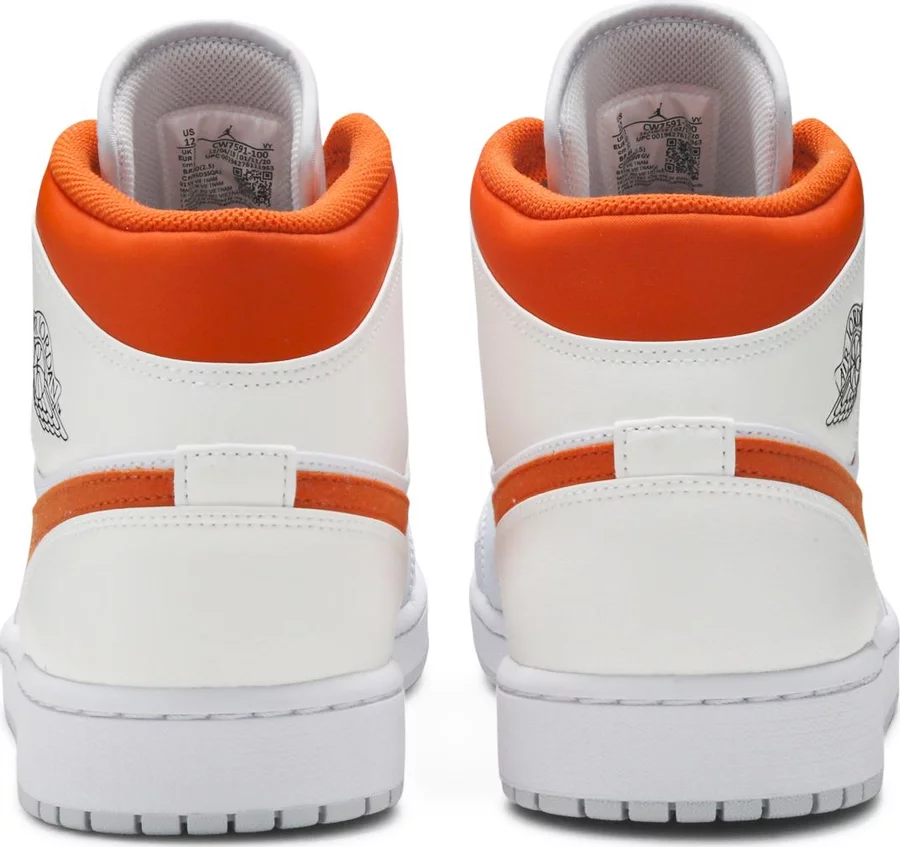 Jordan 1 Mid Starfish Pure Platinum - Image 3