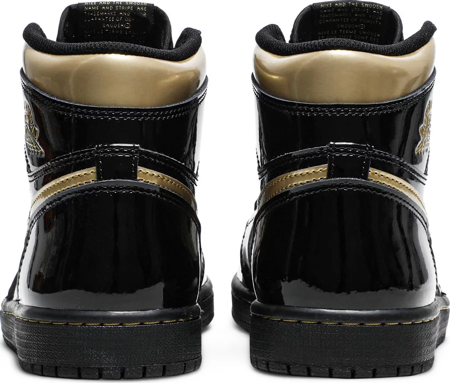 Jordan 1 Retro High Black Metallic Gold (2020) - Image 3