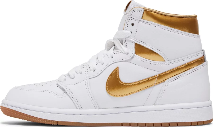 Jordan 1 Retro High OG Metallic Gold (Women's) - Image 2