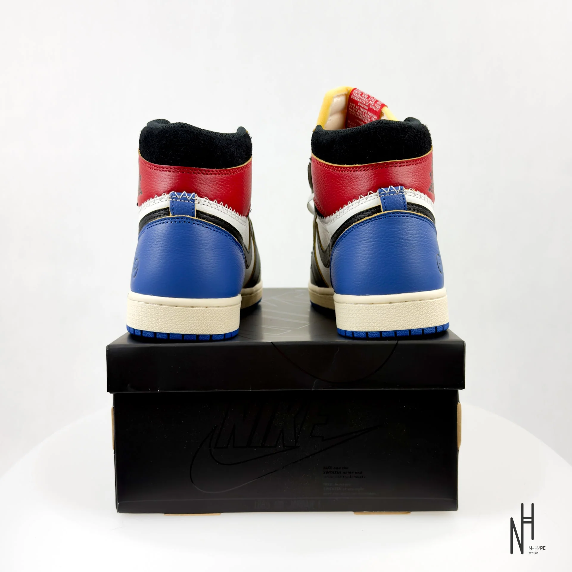 Jordan 1 Retro High OG SP Fragment x Union LA Varsity Red Sport Royal - Image 4