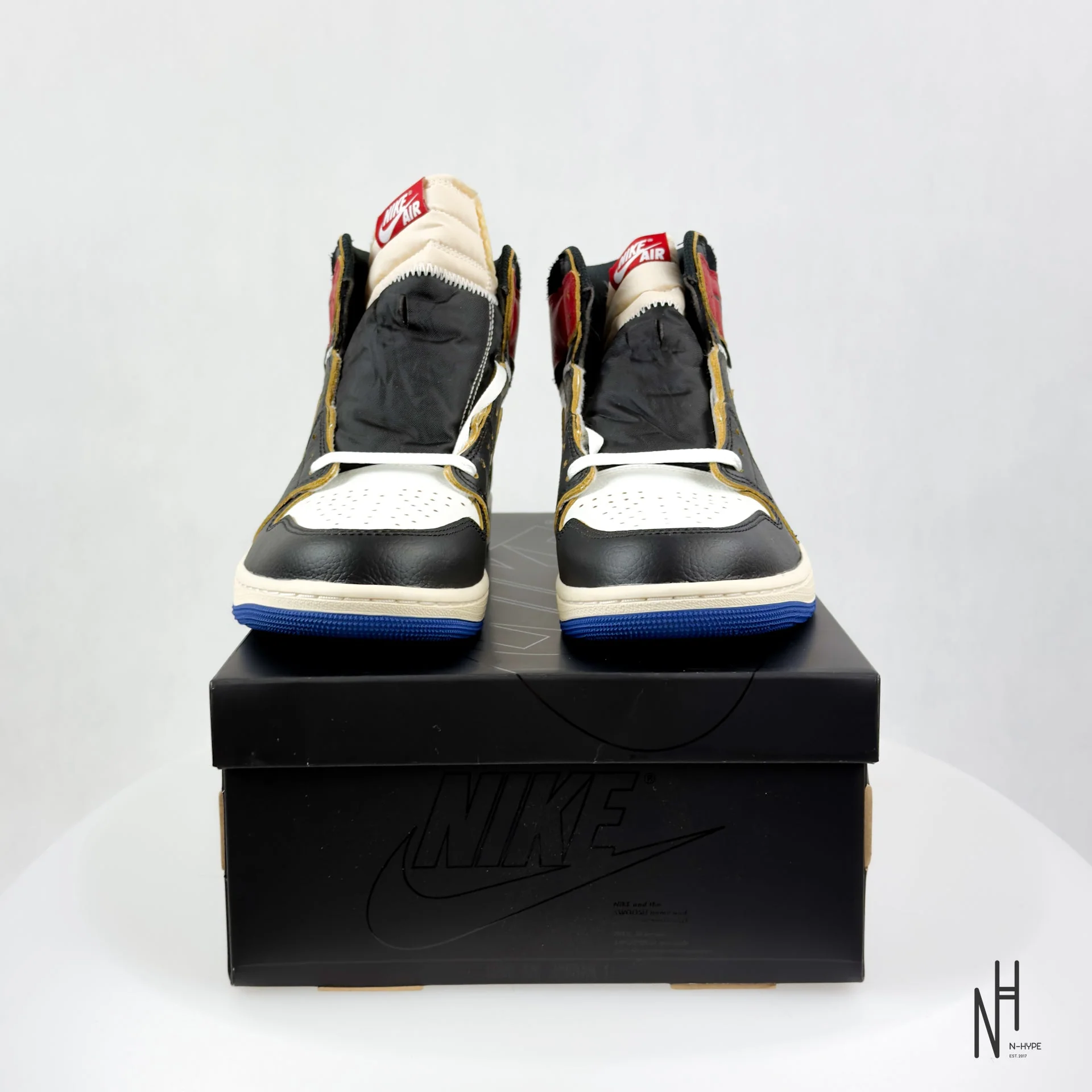 Jordan 1 Retro High OG SP Fragment x Union LA Varsity Red Sport Royal - Image 6
