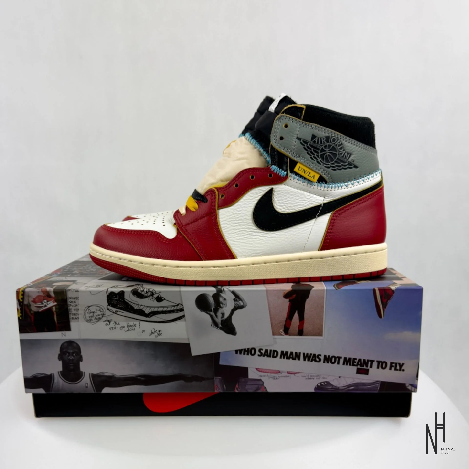 Jordan 1 Retro High OG SP Union LA Chicago Shadow - Image 5