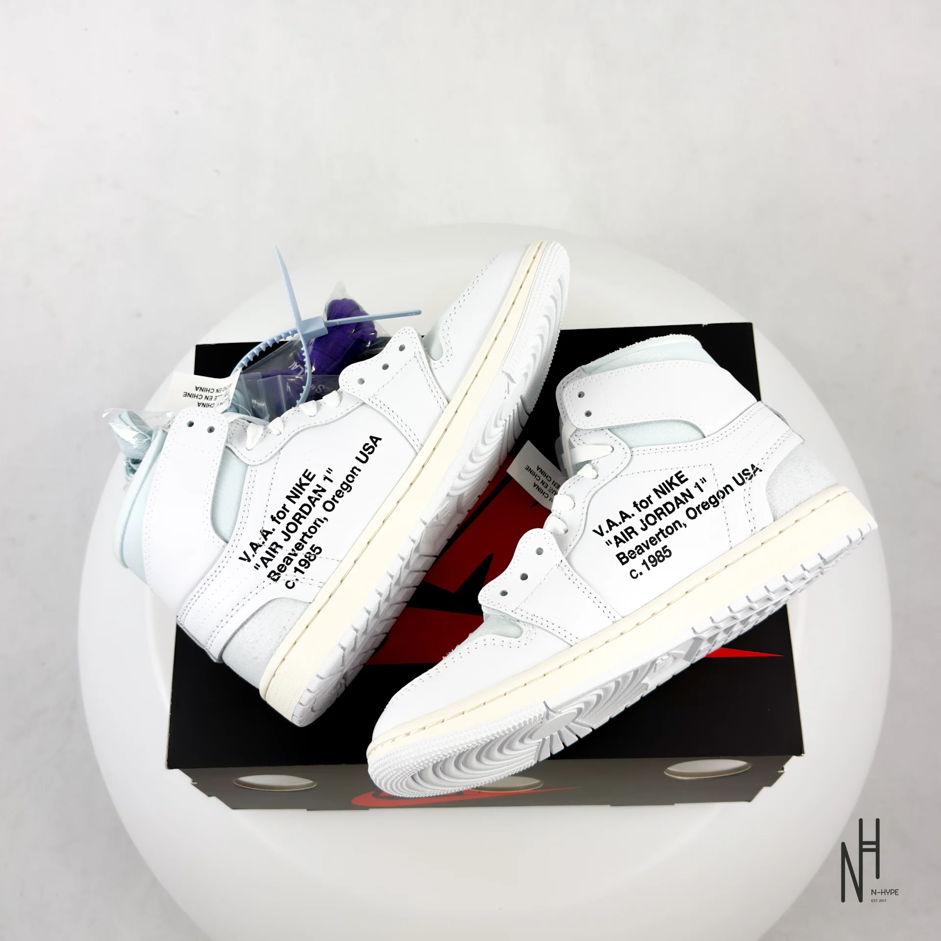 Jordan 1 Retro High Virgil Abloh Archive Alaska - Image 4