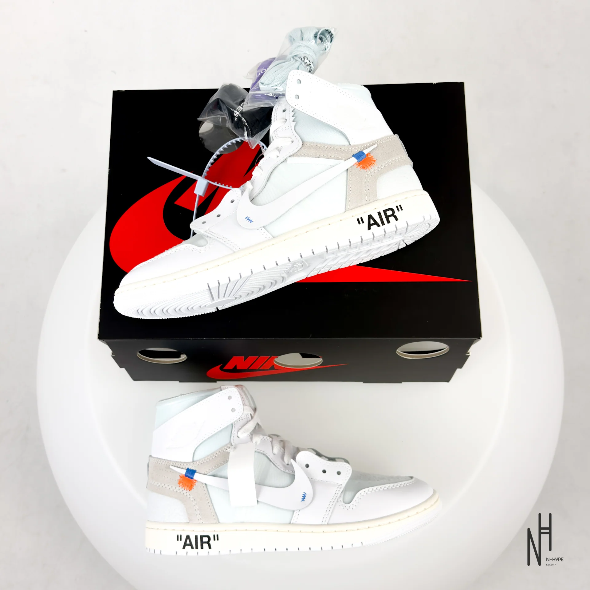 Jordan 1 Retro High Virgil Abloh Archive Alaska - Image 5