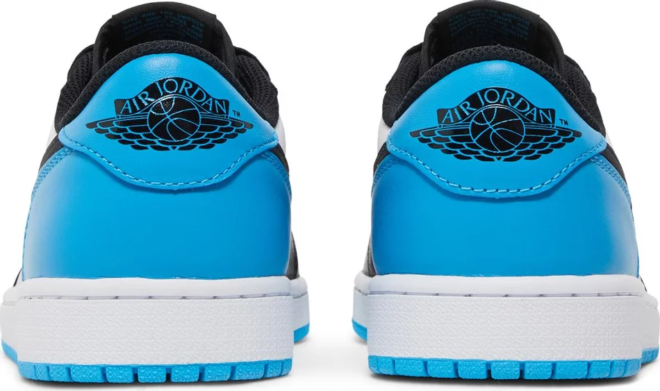 Jordan 1 Retro Low OG Black Dark Powder Blue - Image 3