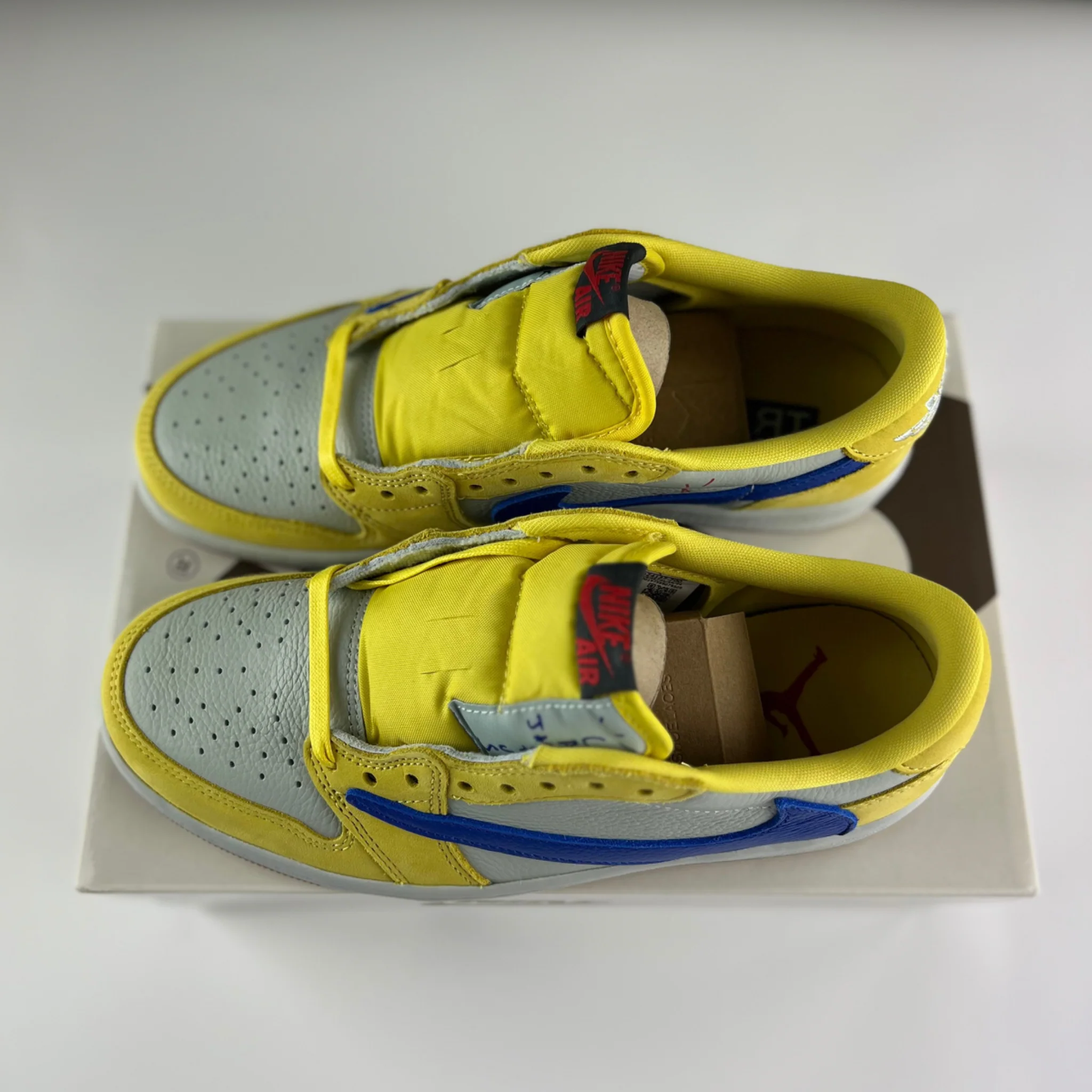 Jordan 1 Retro Low OG SP Travis Scott Canary (Women's) - Image 5