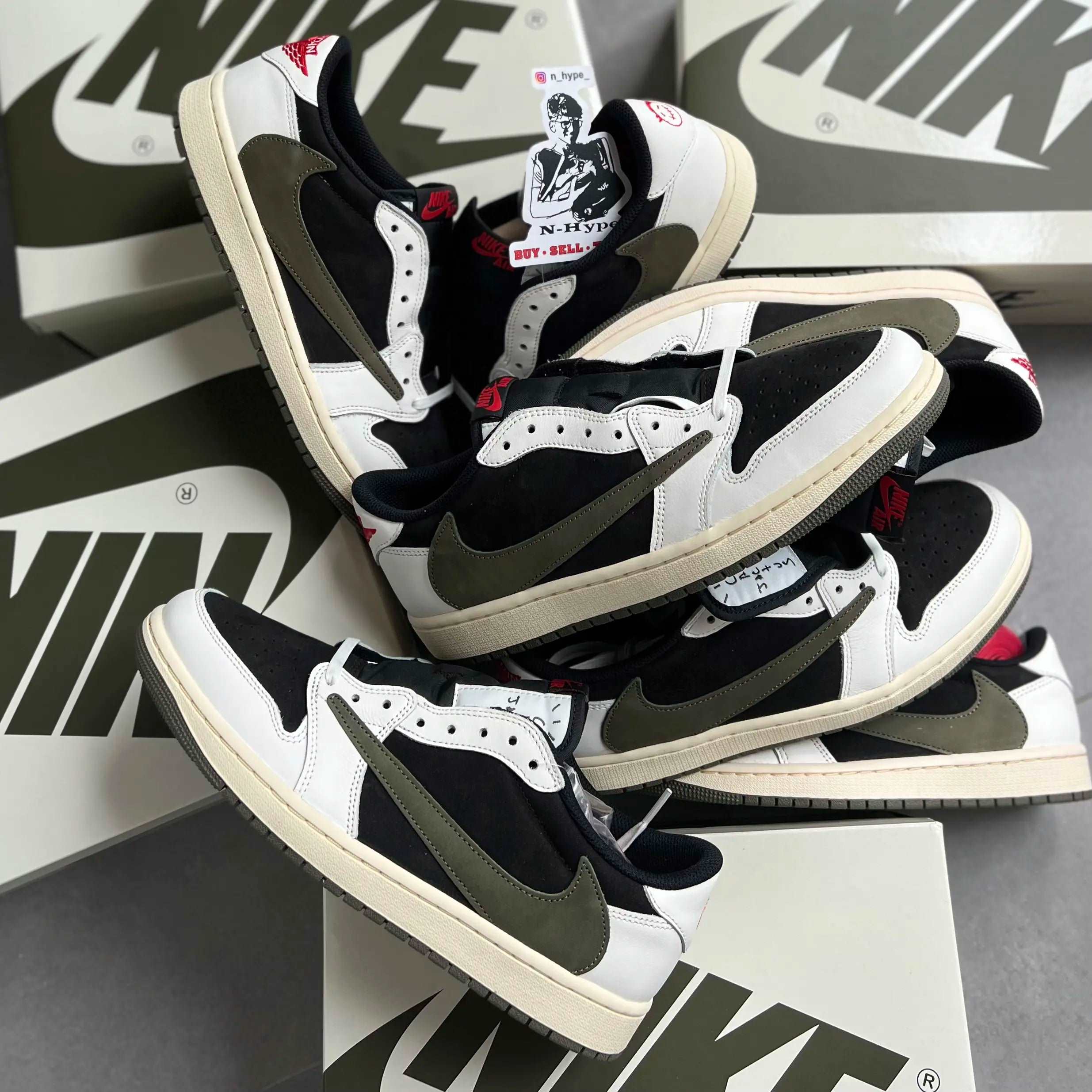 Jordan 1 Retro Low OG SP Travis Scott Olive (W) - Image 6