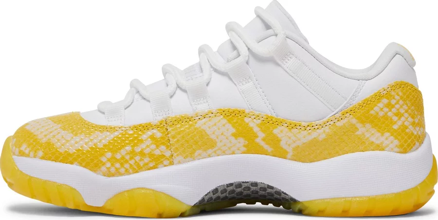 Jordan 11 Retro Low Yellow Snakeskin (Women's) - Image 2