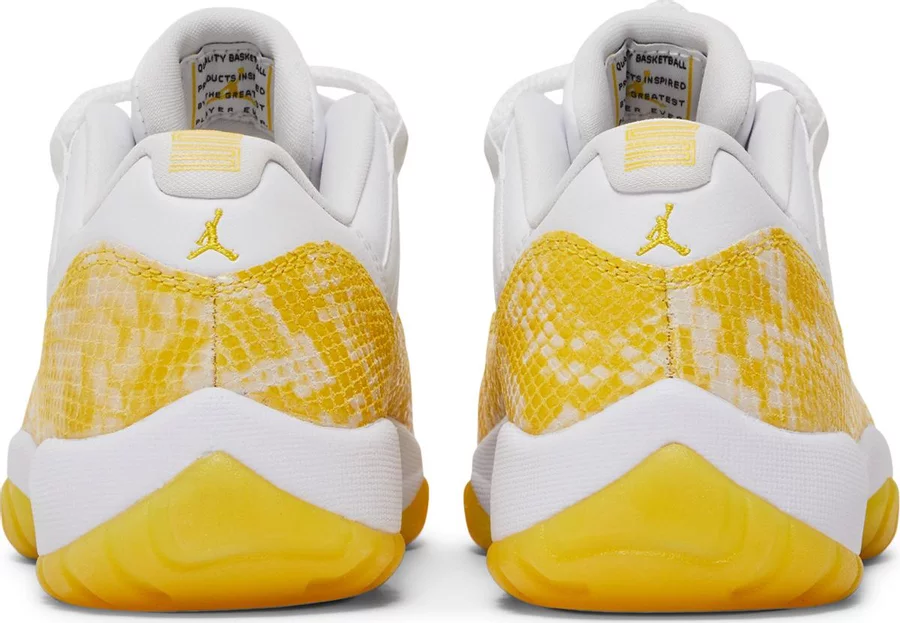 Jordan 11 Retro Low Yellow Snakeskin (Women's) - Image 3