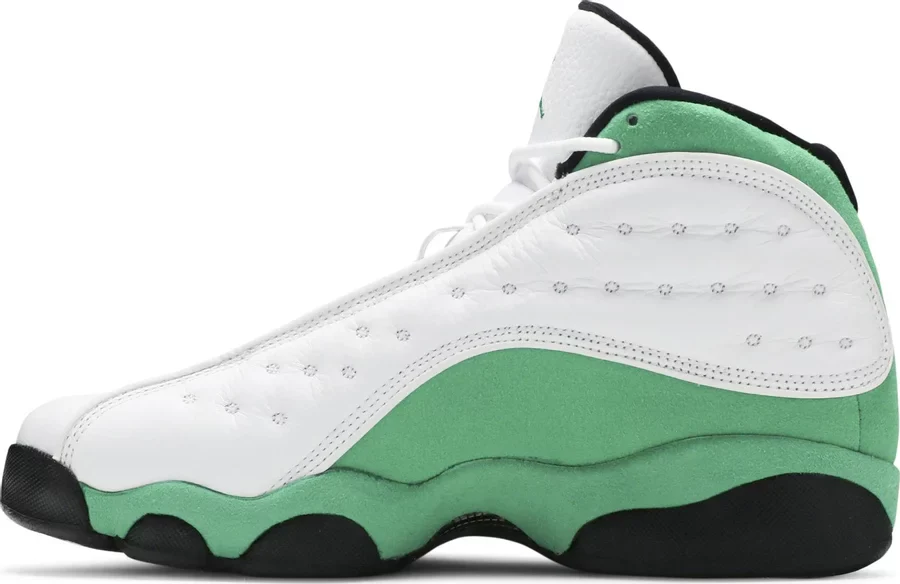 Jordan 13 Retro White Lucky Green (GS) - Image 2