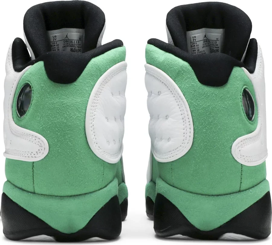 Jordan 13 Retro White Lucky Green (GS) - Image 3