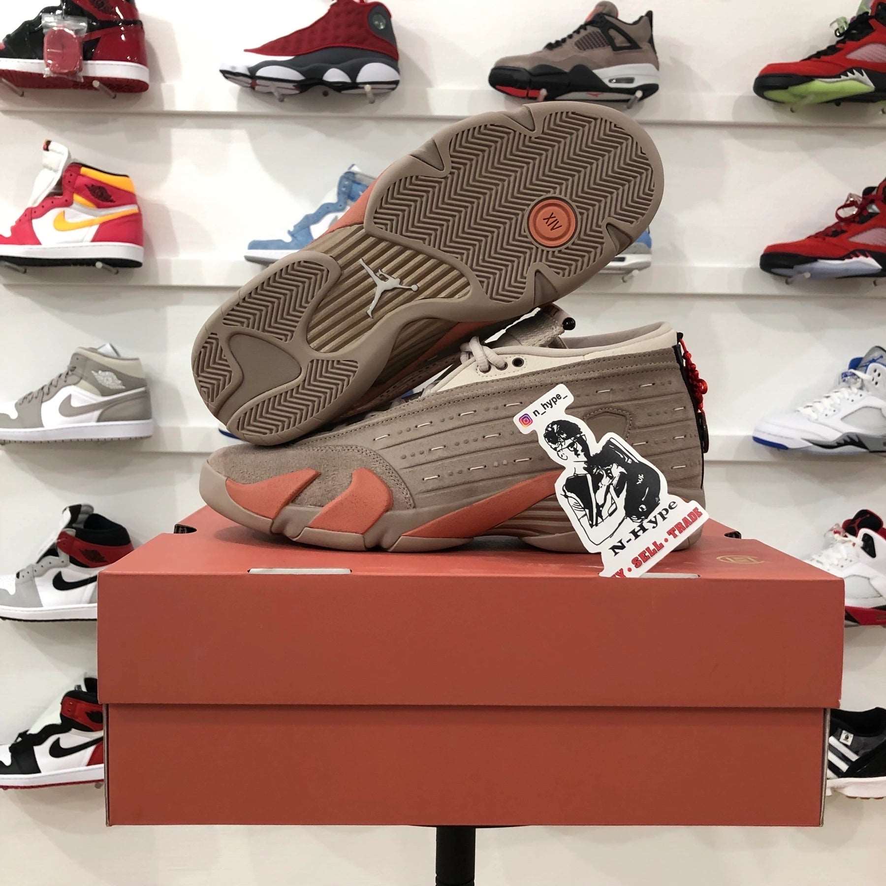 Jordan 14 Retro Low CLOT Terra Blush - Image 5
