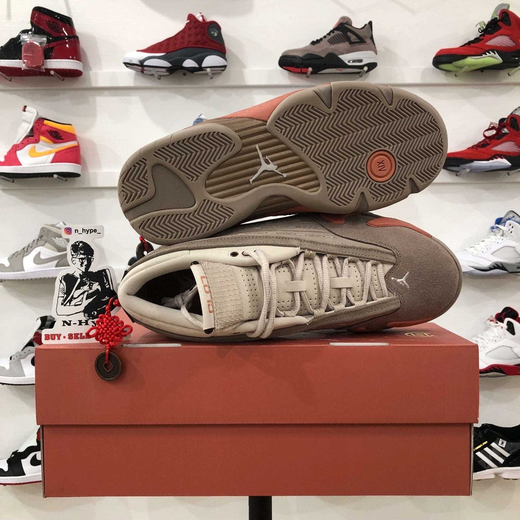 Jordan 14 Retro Low CLOT Terra Blush - Image 6