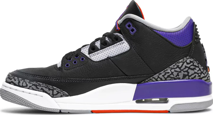Jordan 3 Retro Black Court Purple - Image 2