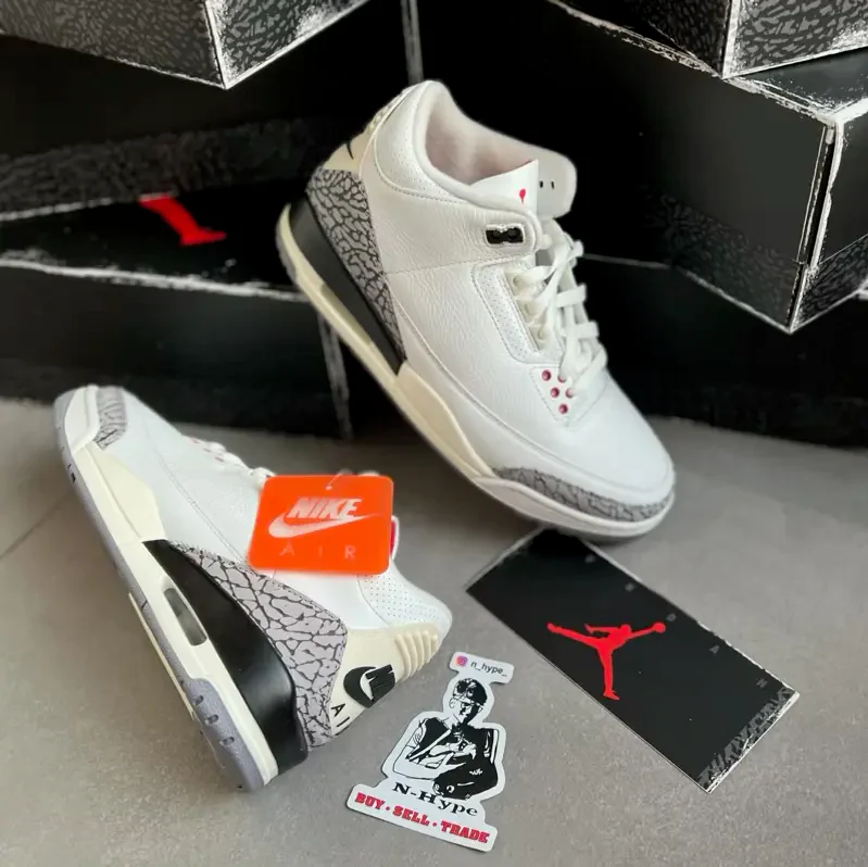 Jordan 3 Retro White Cement Reimagined - Image 4