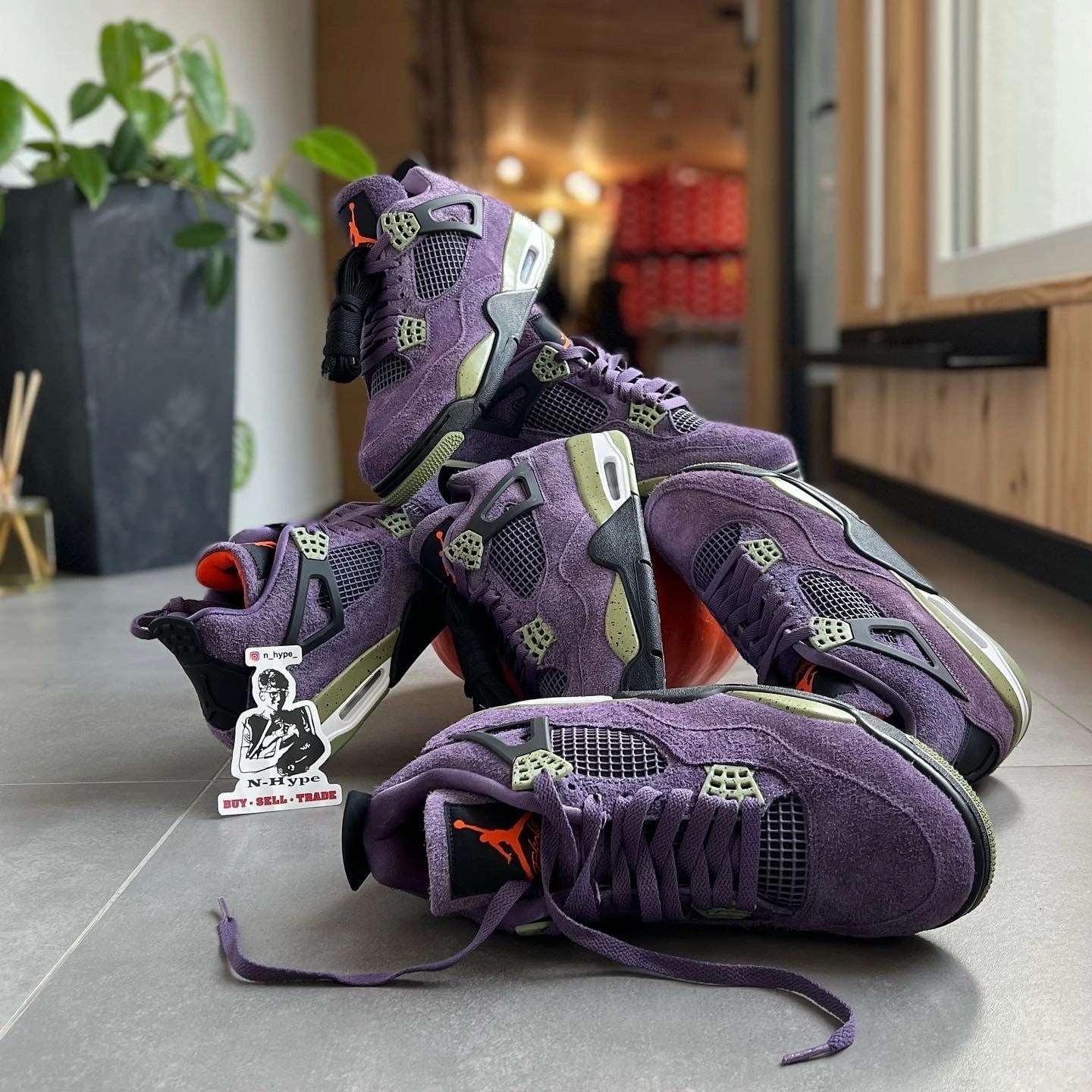 Jordan 4 Retro Canyon Purple (W) - Image 6