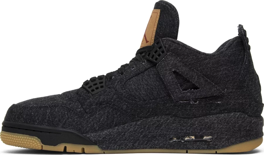 Jordan 4 Retro Levi's Black (Levi's Tag) - Image 2