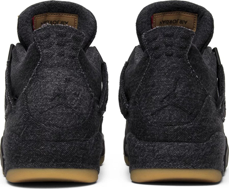 Jordan 4 Retro Levi's Black (Levi's Tag) - Image 3