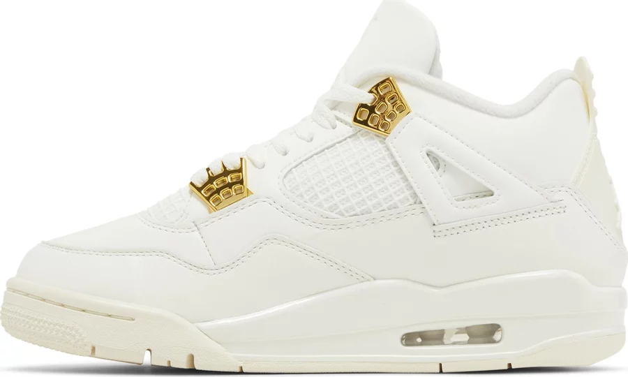 Jordan 4 Retro Metallic Gold (Women's) - Image 2