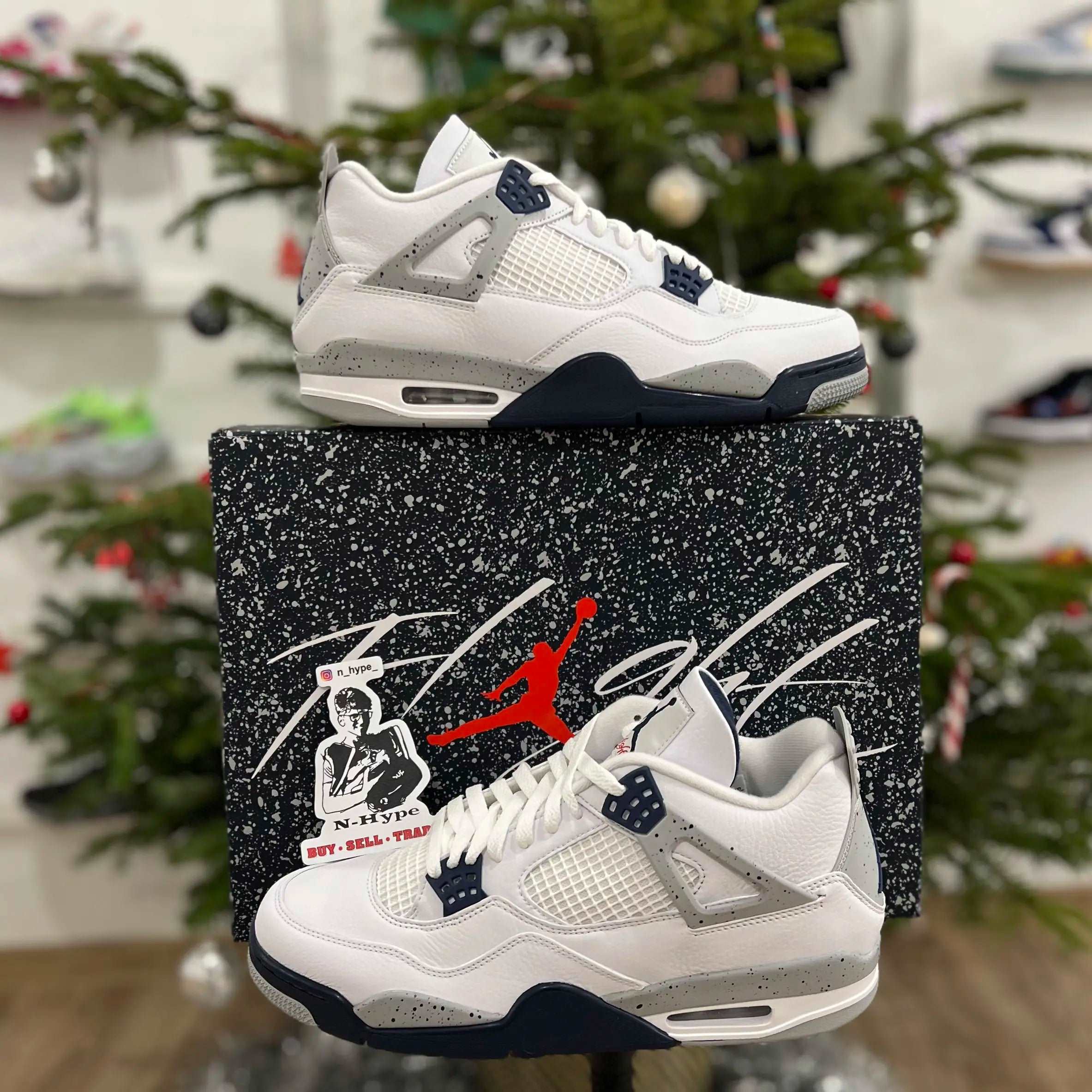 Jordan 4 Retro Midnight Navy - Image 5