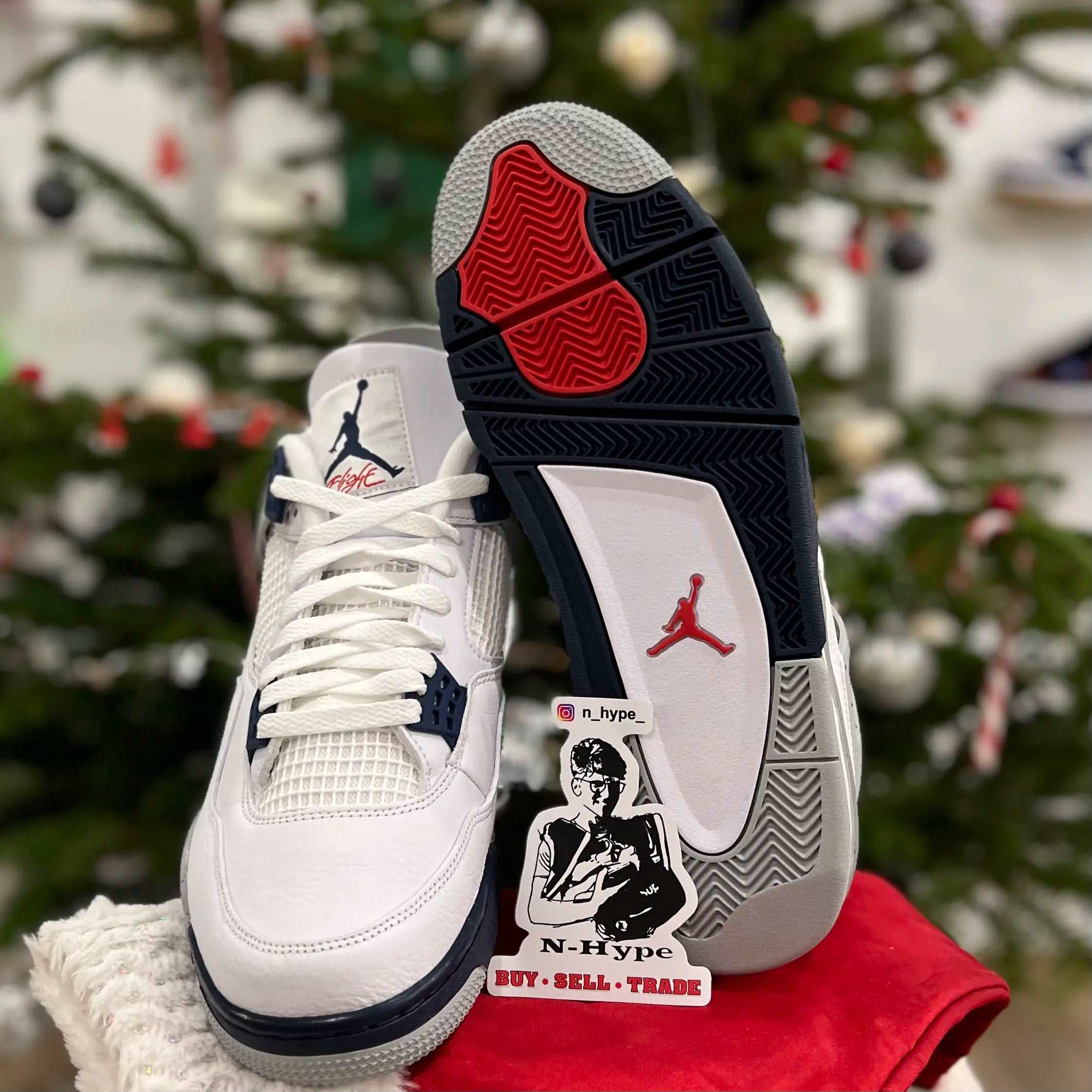 Jordan 4 Retro Midnight Navy - Image 6