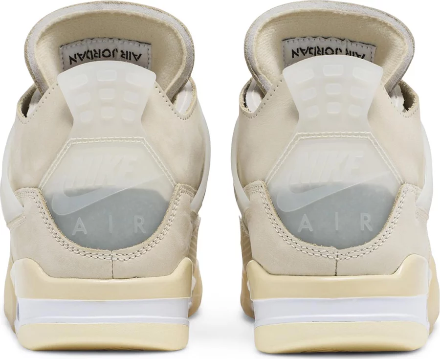 Jordan 4 Retro Off-White Sail (Women's) - Image 3