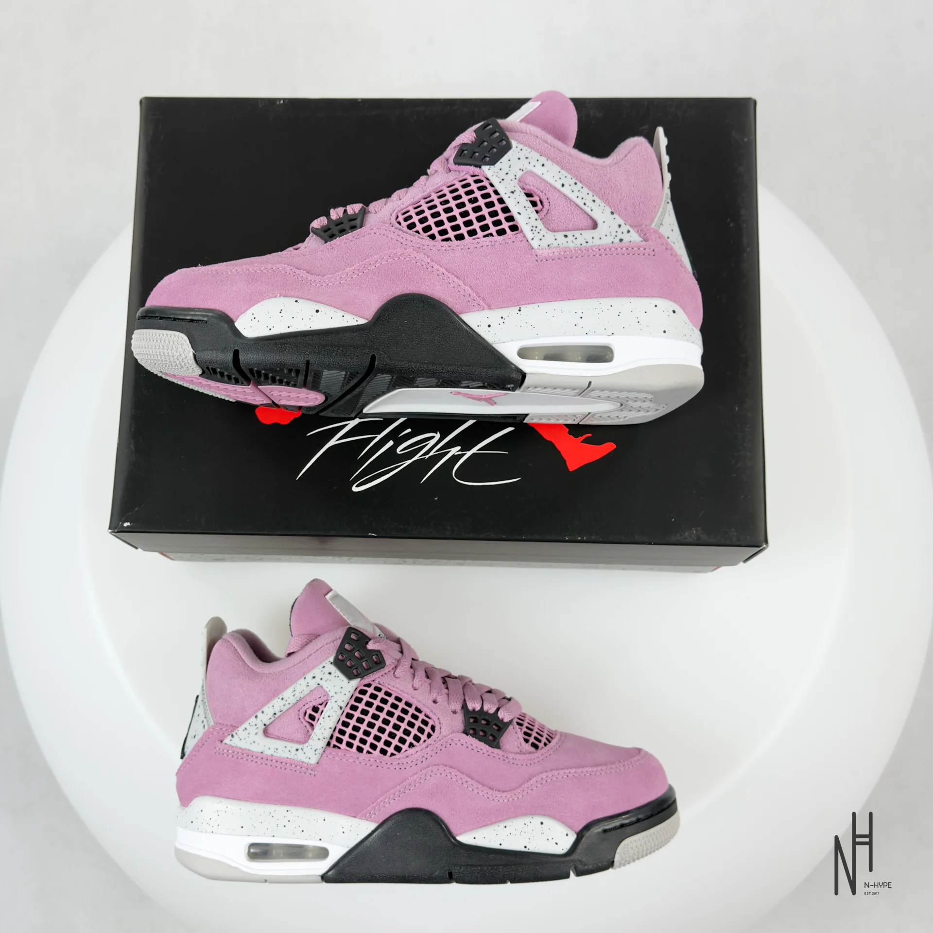 Jordan 4 Retro Orchid (Women's) - Image 11
