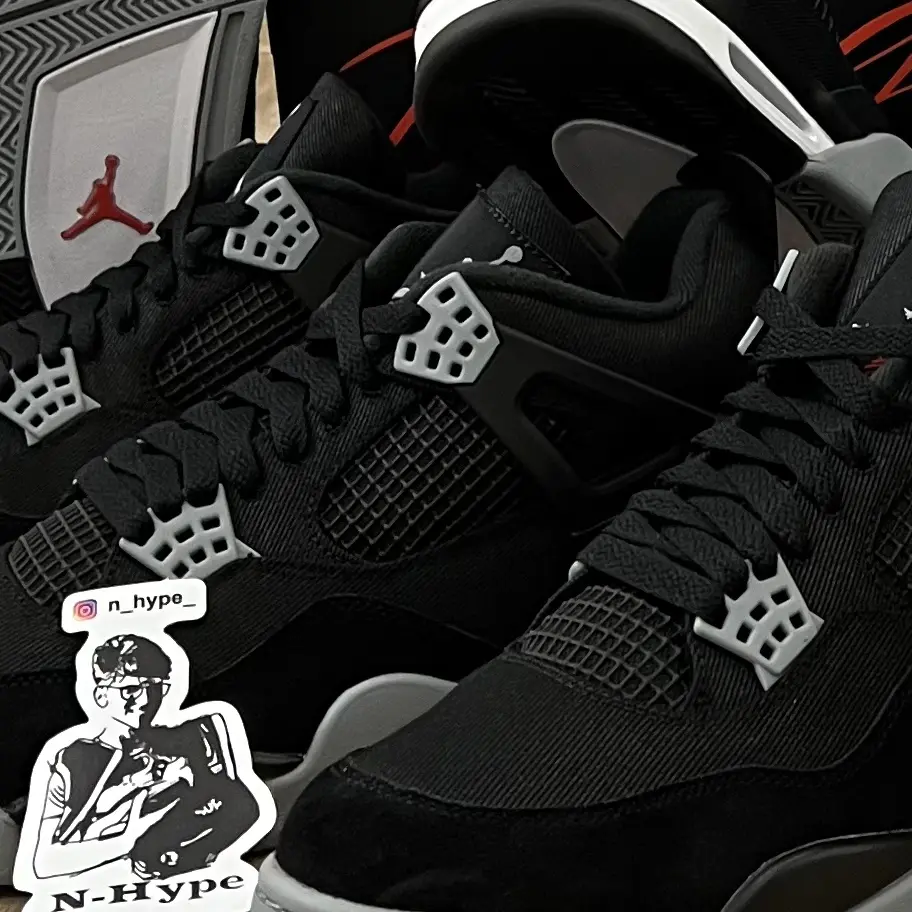 Jordan 4 Retro SE Black Canvas - Image 5