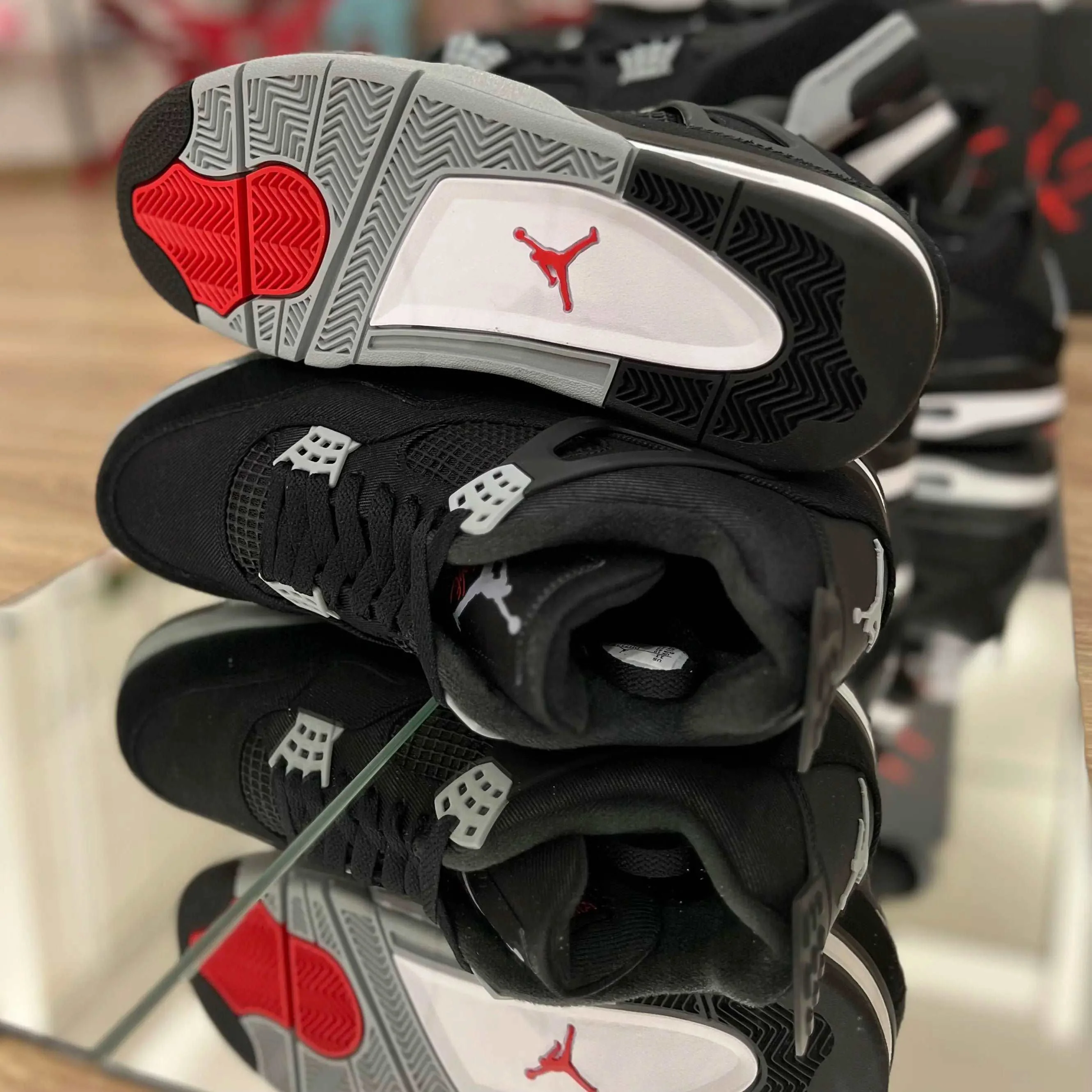 Jordan 4 Retro SE Black Canvas - Image 6