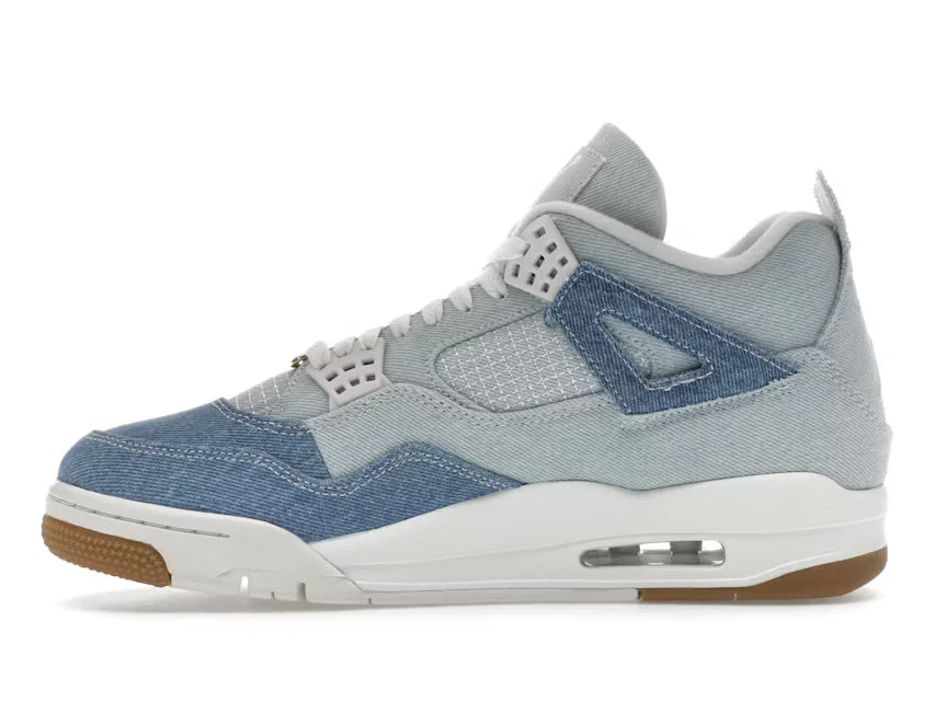 Jordan 4 Retro TEX Denim Worn Blue (Women's) - Image 2