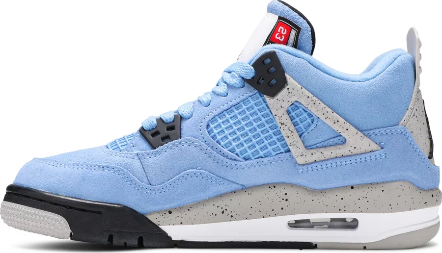 Jordan 4 Retro University Blue (GS) - Image 2