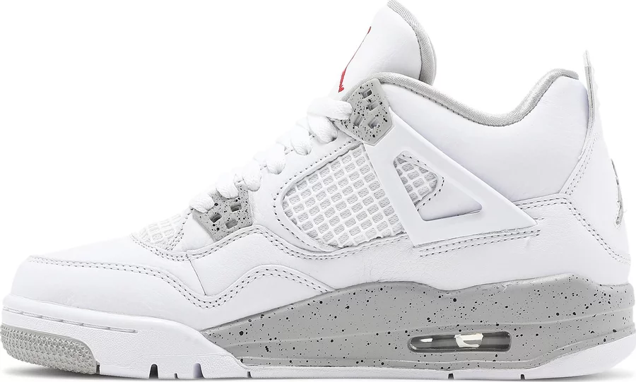 Jordan 4 Retro White Oreo (2021) (GS) - Image 2