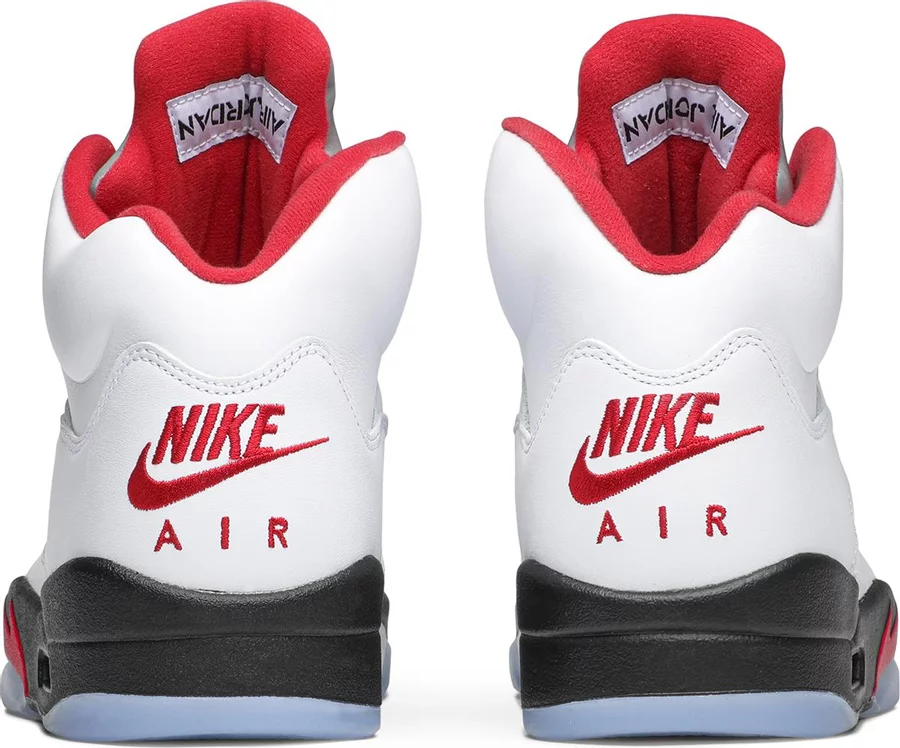 Jordan 5 Retro Fire Red Silver Tongue (2020) - Image 3