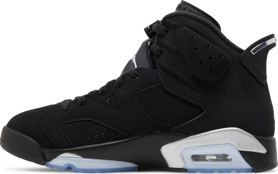 Jordan 6 Retro Chrome Metallic Silver - Image 2