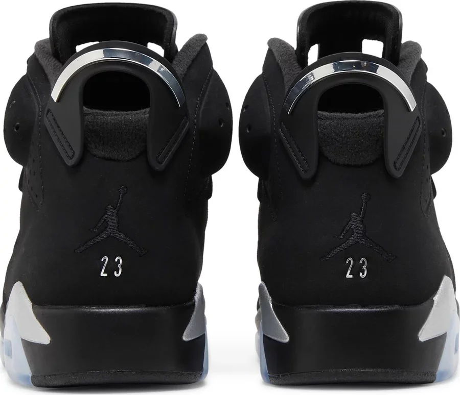 Jordan 6 Retro Chrome Metallic Silver - Image 3