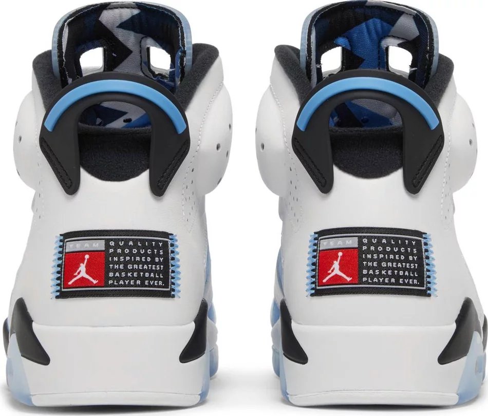Jordan 6 Retro UNC White - Image 3
