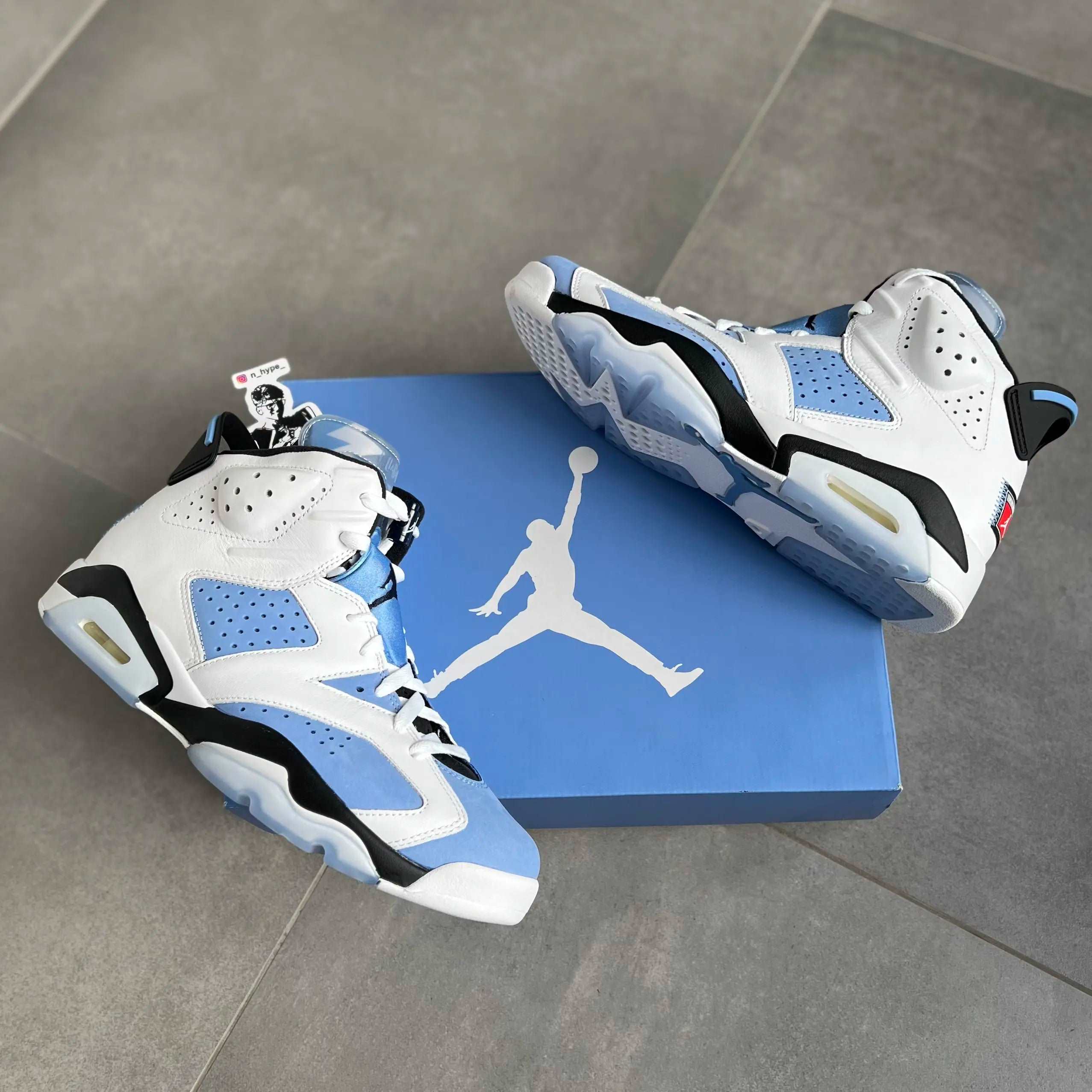 Jordan 6 Retro UNC White - Image 5