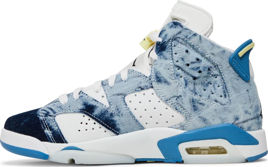 Jordan 6 Retro Washed Denim (2022) (GS) - Image 2