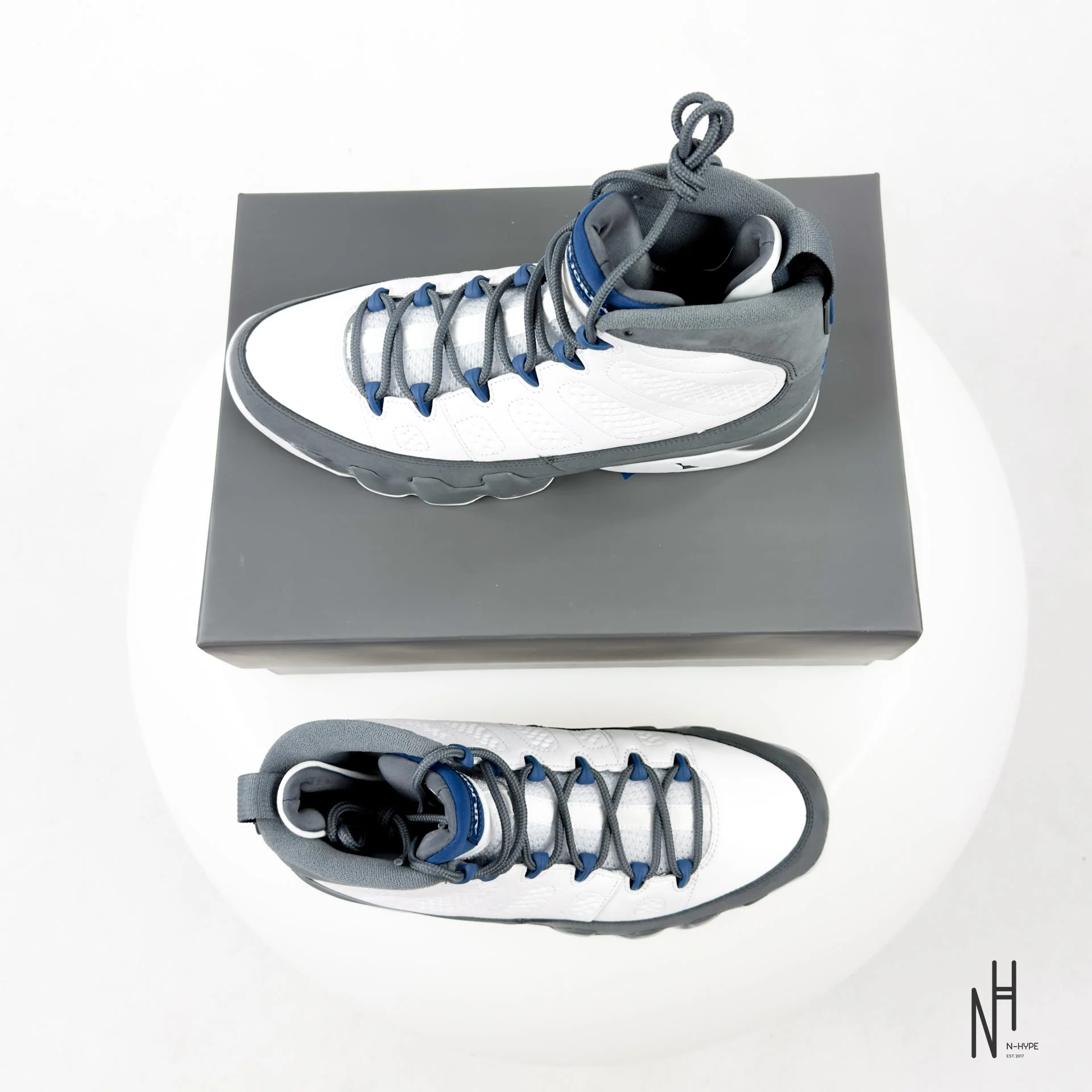 Jordan 9 Retro Flint Grey French Blue (2026) - Image 3