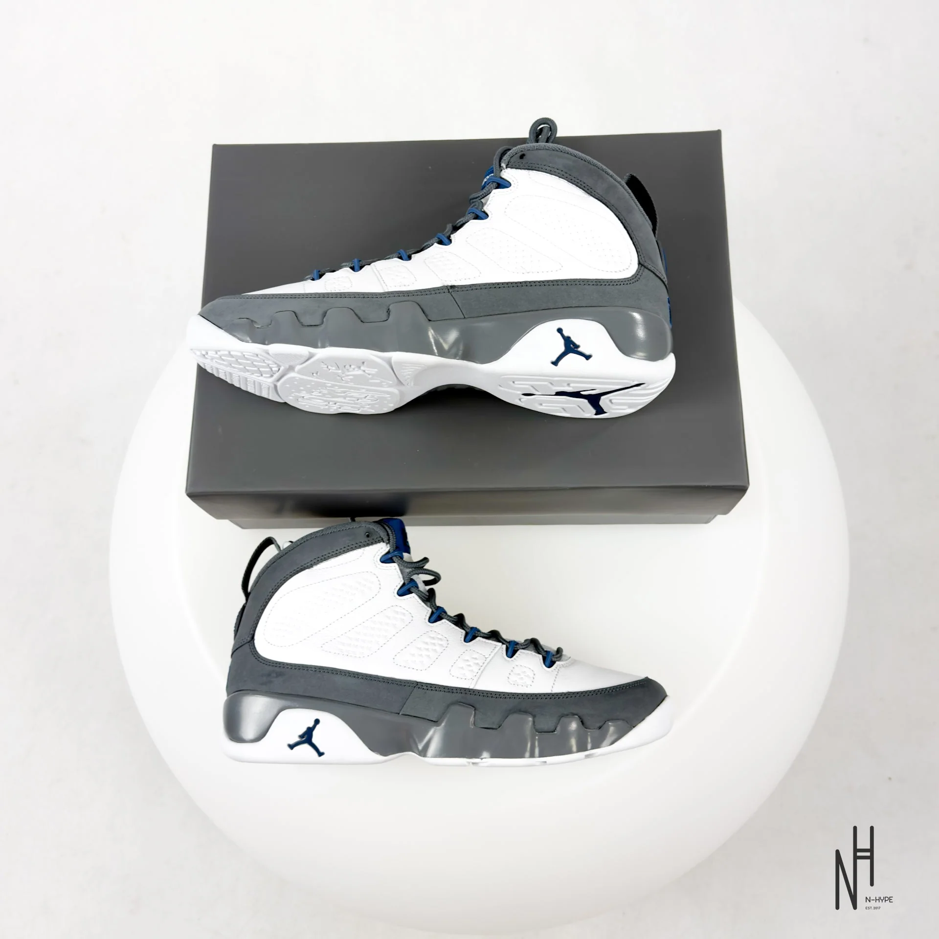 Jordan 9 Retro Flint Grey French Blue (2026) - Image 7