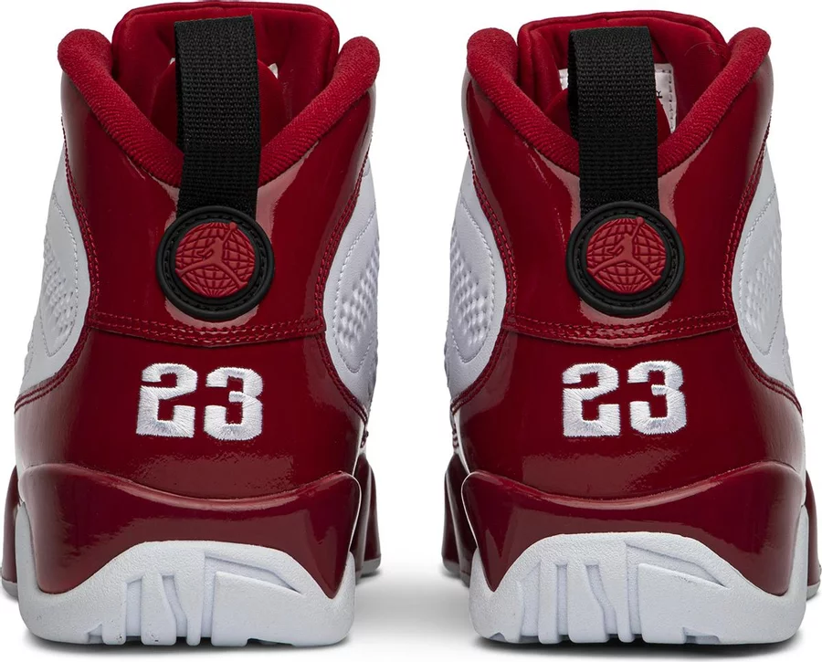Jordan 9 Retro White Gym Red - Image 3