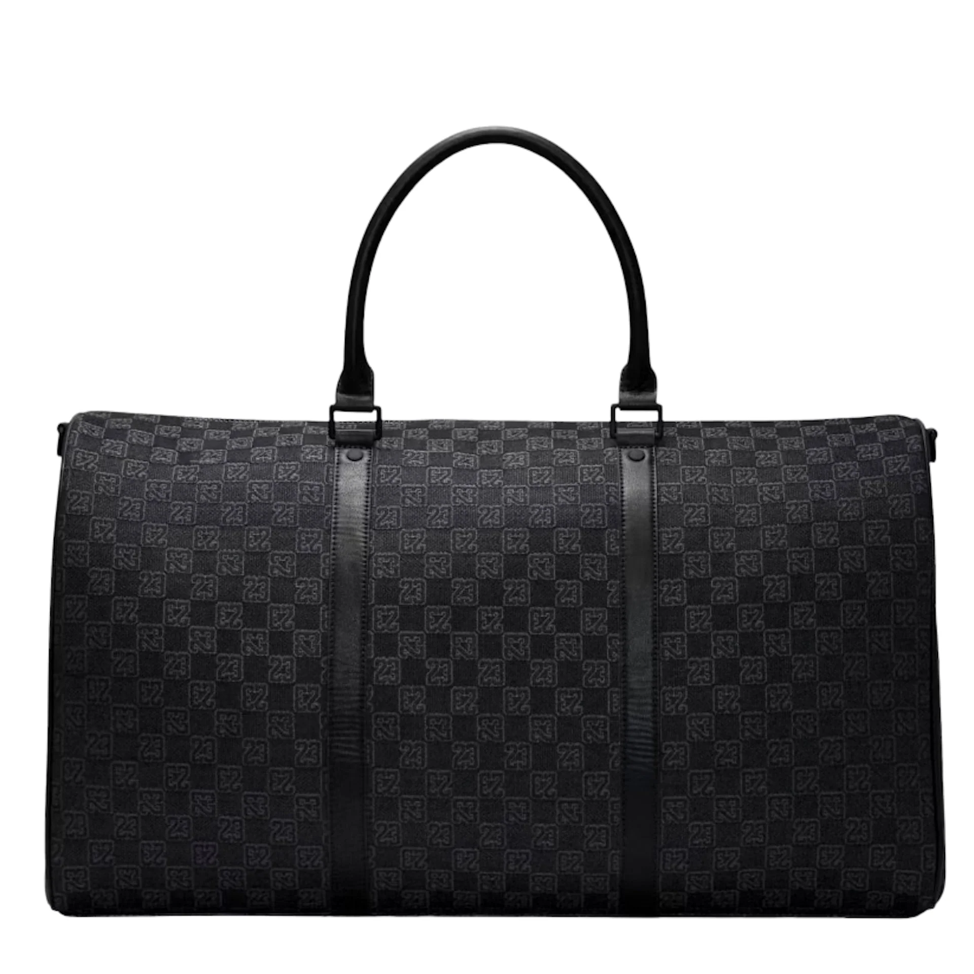 Jordan Monogram Duffle Bag Black Silver Torba - Image 2