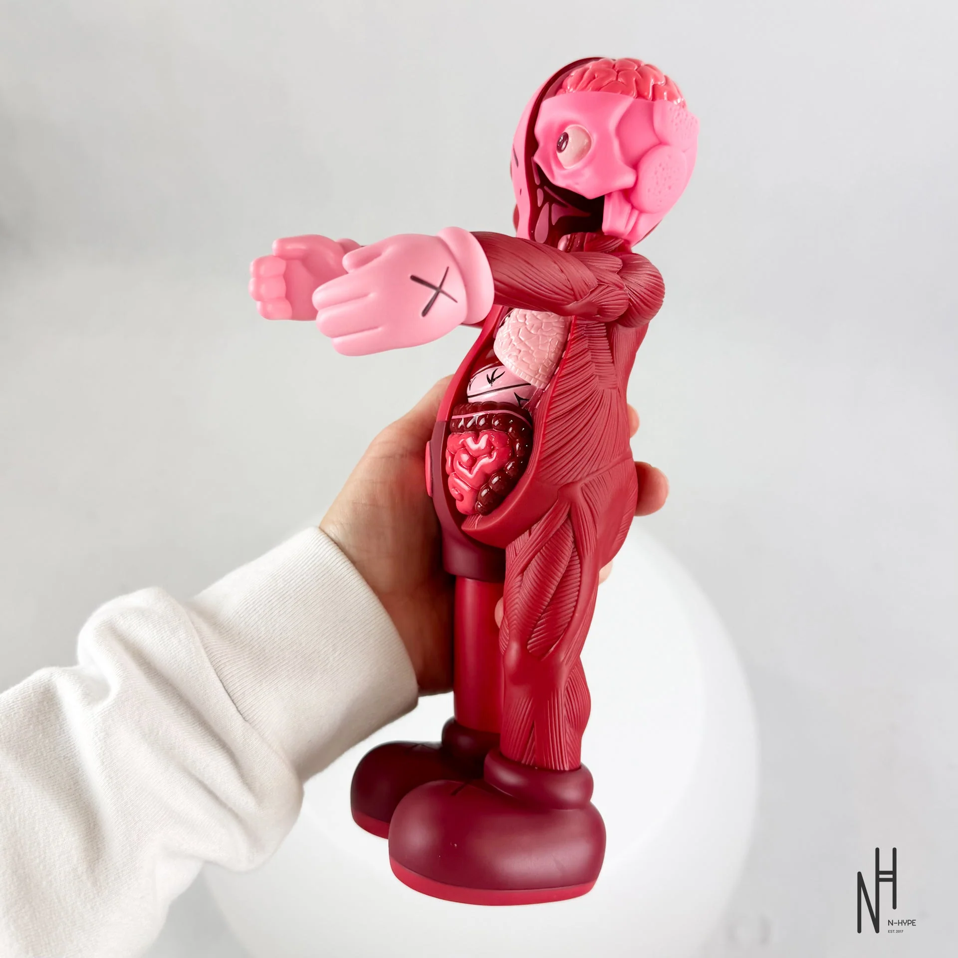 KAWS Companion Flayed Open Edition Vinyl Figure Blush - Image 8