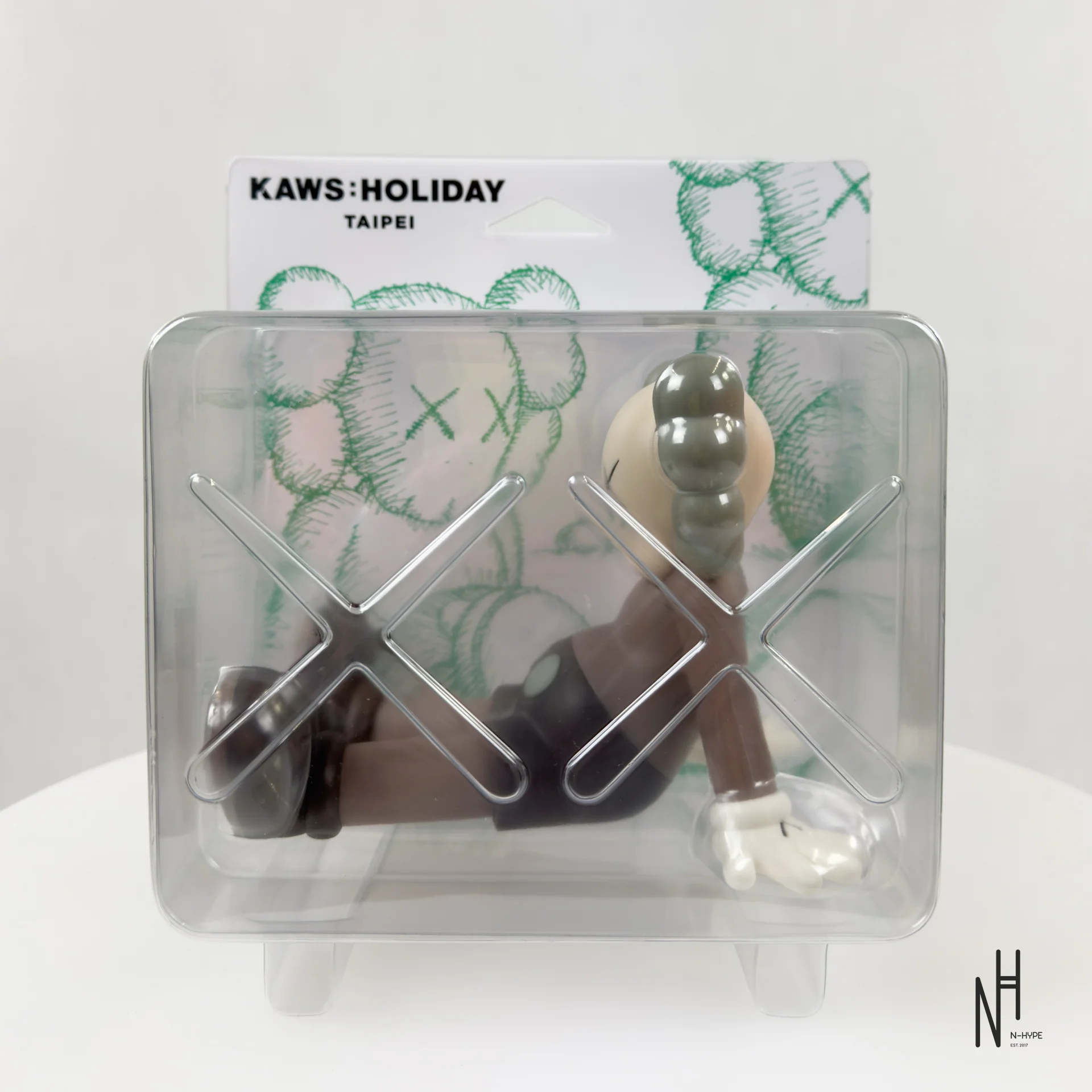 KAWS Holiday Taipei Vinyl Figure Brown - Image 9